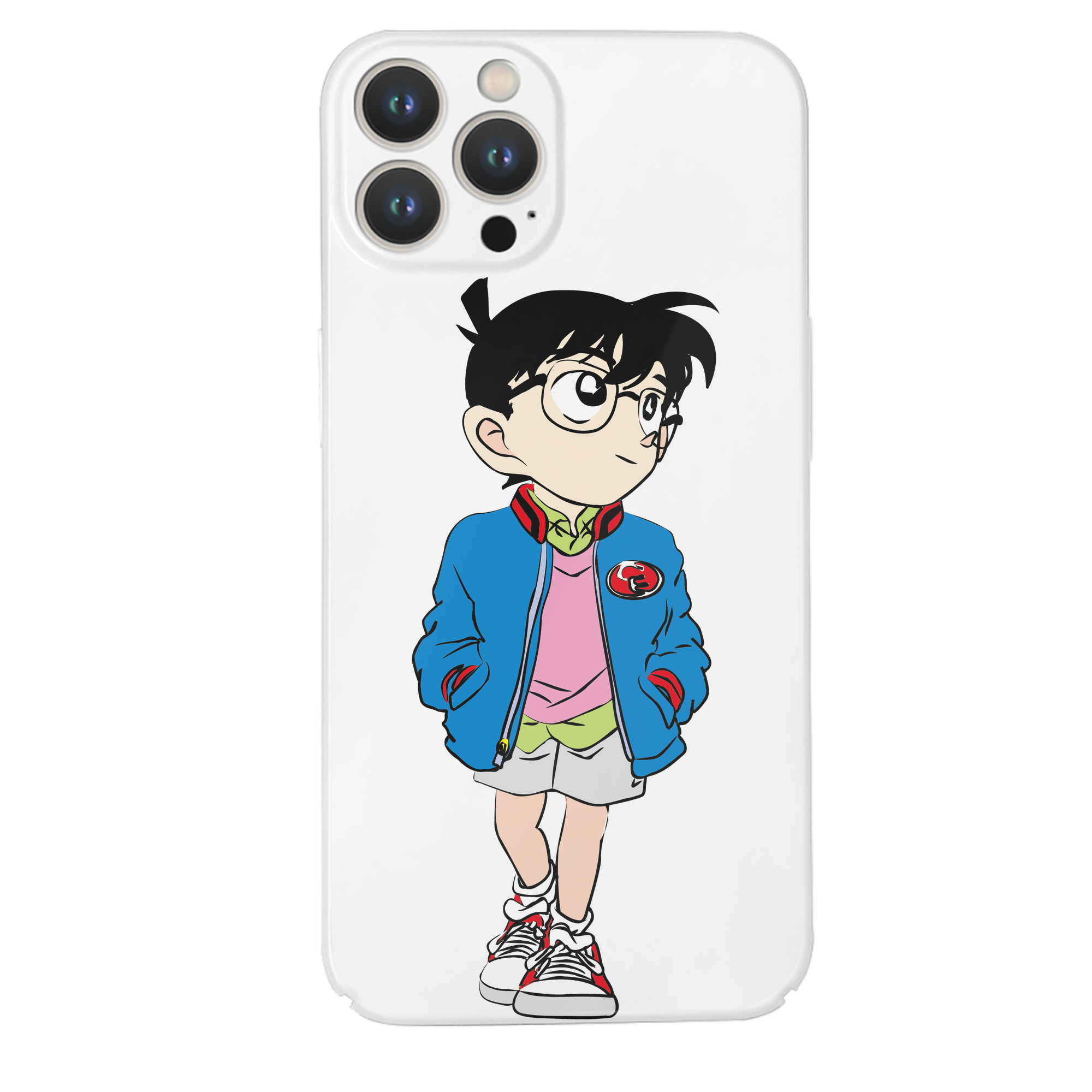 （画像用） 名探偵コナン 江戸川 コナン Detective Conan Conan Edogawa 【iPhone 14シリーズ対応】ハードケース